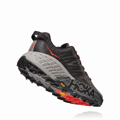 Hoka One One SPEEDGOAT 4 Trail Running Shoes For Men India Black IN-9421